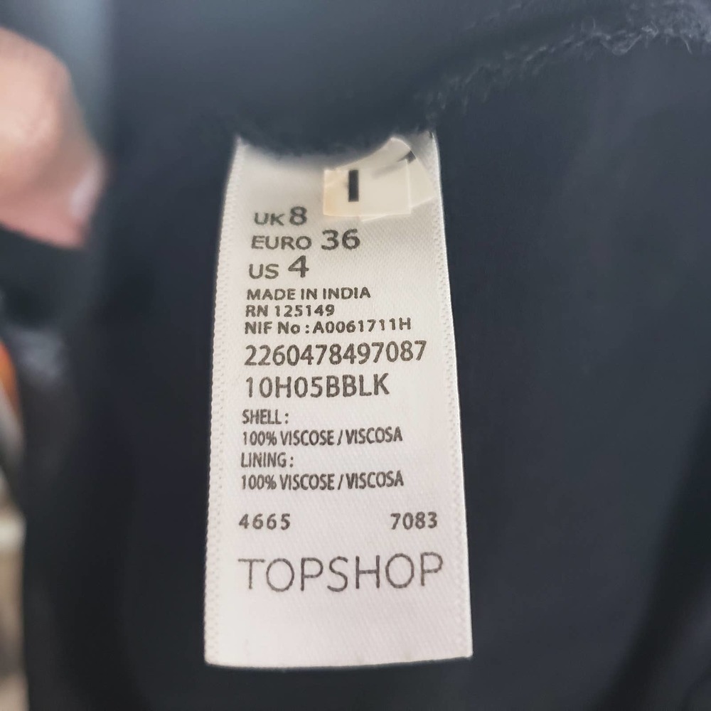 Topshop barbell hardware mini dress size 4 - Picture 7 of 10